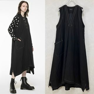 ワイズ(Y's)のY's COTTON TYPEWRITER CLOTH DRESS 黒2(その他)