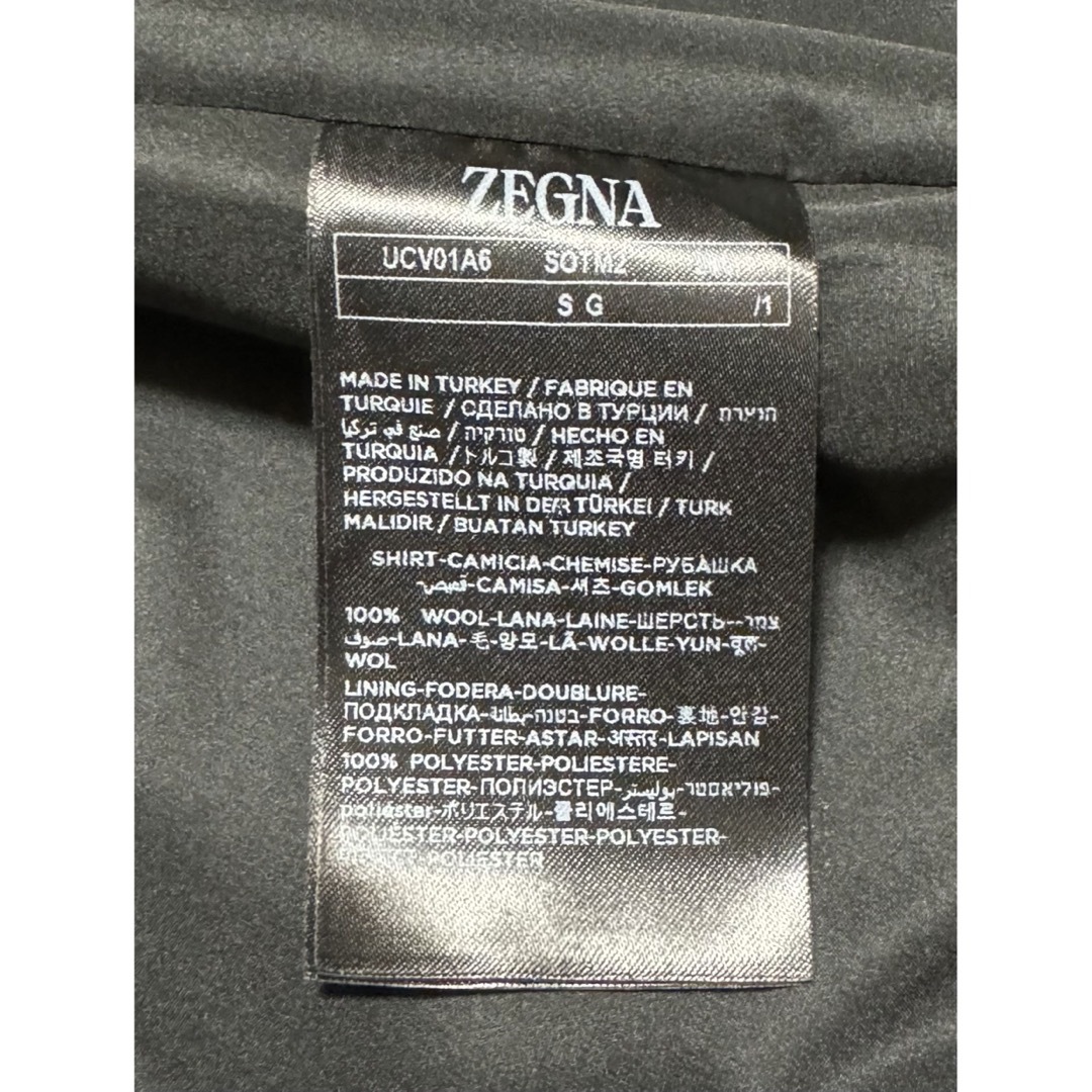 Ermenegildo Zegna(エルメネジルドゼニア)の新品 ZEGNA ゼニア シャツジャケット ウール オーバーシャツ ブラック メンズのジャケット/アウター(ブルゾン)の商品写真