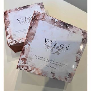 ヴィアージュ(VIAGE)のviage ヴィアージュ ナイトブラ　ベージュ×ブラウン　Mサイズ(ブラ)