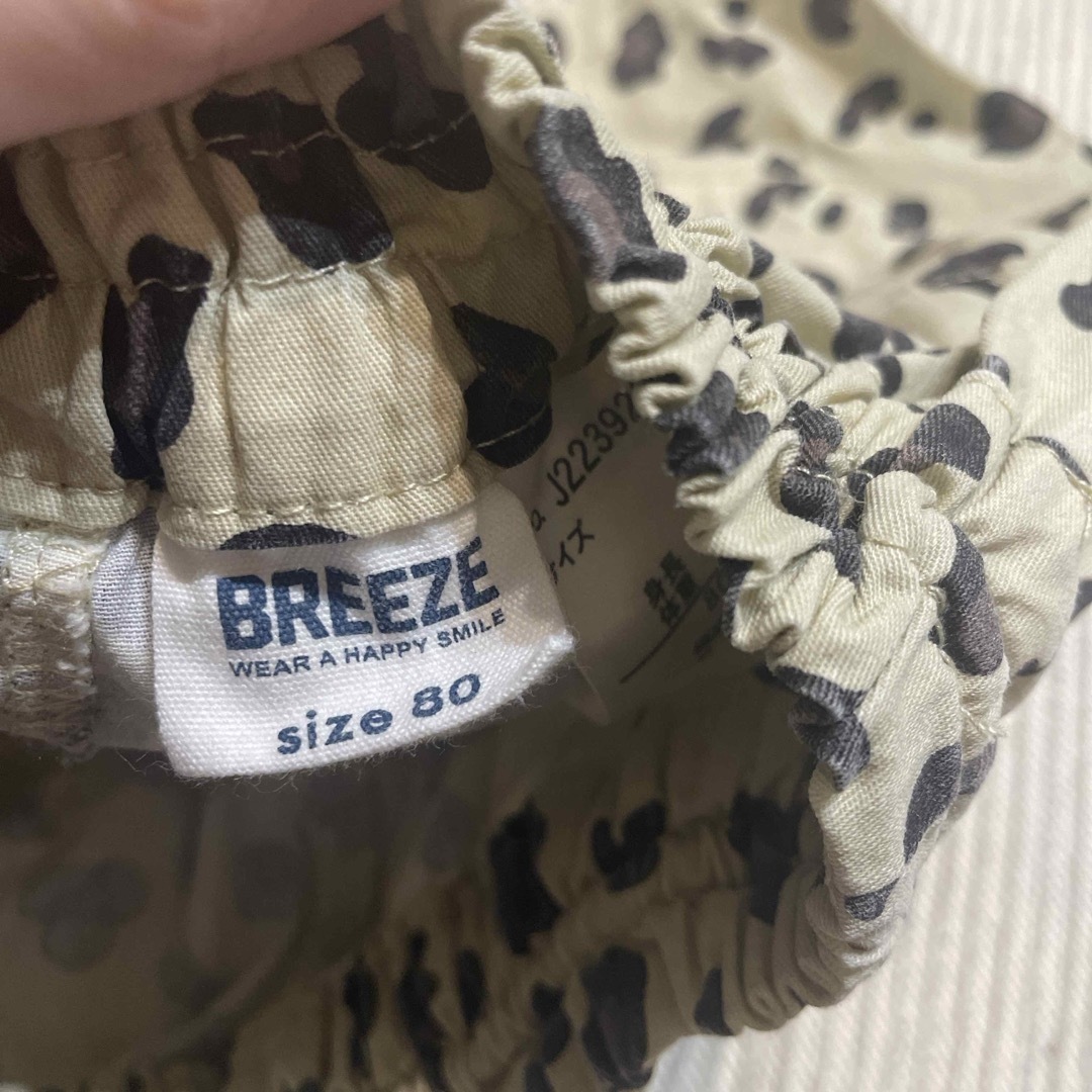 BREEZE(ブリーズ)のBREEZE  パンツ　ズボン　レオパード　80 キッズ/ベビー/マタニティのベビー服(~85cm)(パンツ)の商品写真