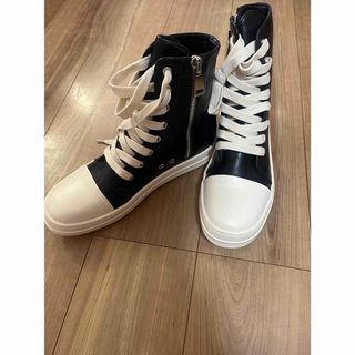 リックオウエンス(Rick Owens)のRick Owens ラモーンズ風スニーカー(スニーカー)