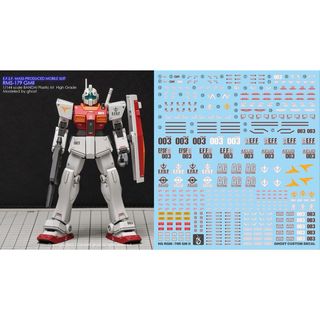 HG 1/144  ジム II 用水転写式デカール(模型/プラモデル)