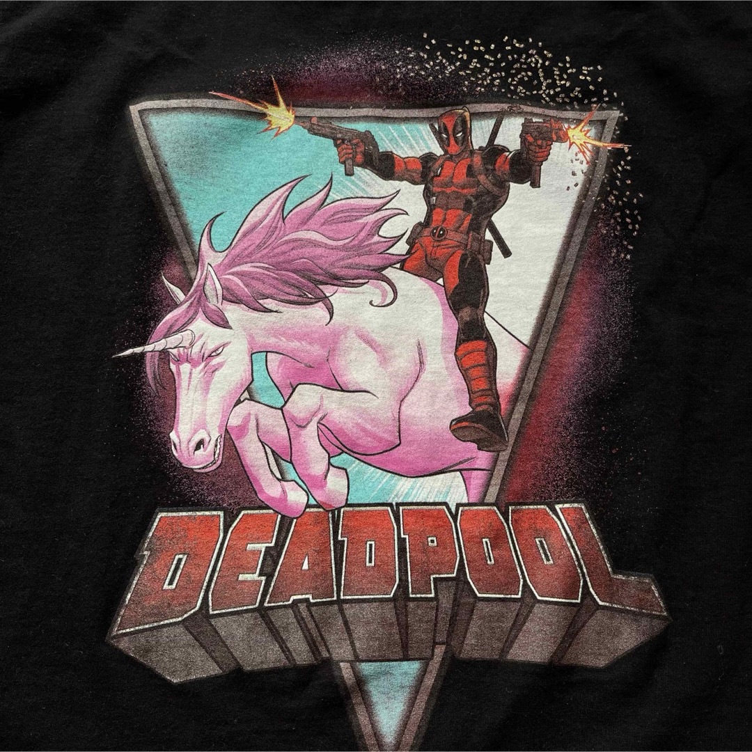 MARVEL(マーベル)のMARVELヨーロッパ限定 デッドプール アニメプリントTシャツ S ブラック メンズのトップス(Tシャツ/カットソー(半袖/袖なし))の商品写真