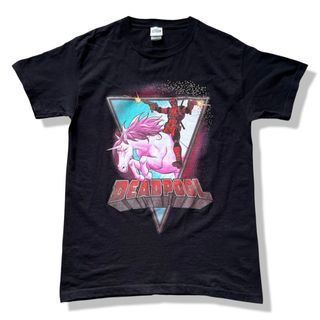 MARVEL - MARVELヨーロッパ限定 デッドプール アニメプリントTシャツ S ブラック