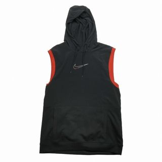 ナイキ(NIKE)の美品 ナイキ NIKE DRI-FIT ウィンドベスト ノースリーブ フーディー(タンクトップ)