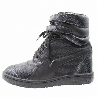 プーマ(PUMA)の極美品2014年製 プーマ  356878-01 インヒールスニーカー 25.0(スニーカー)