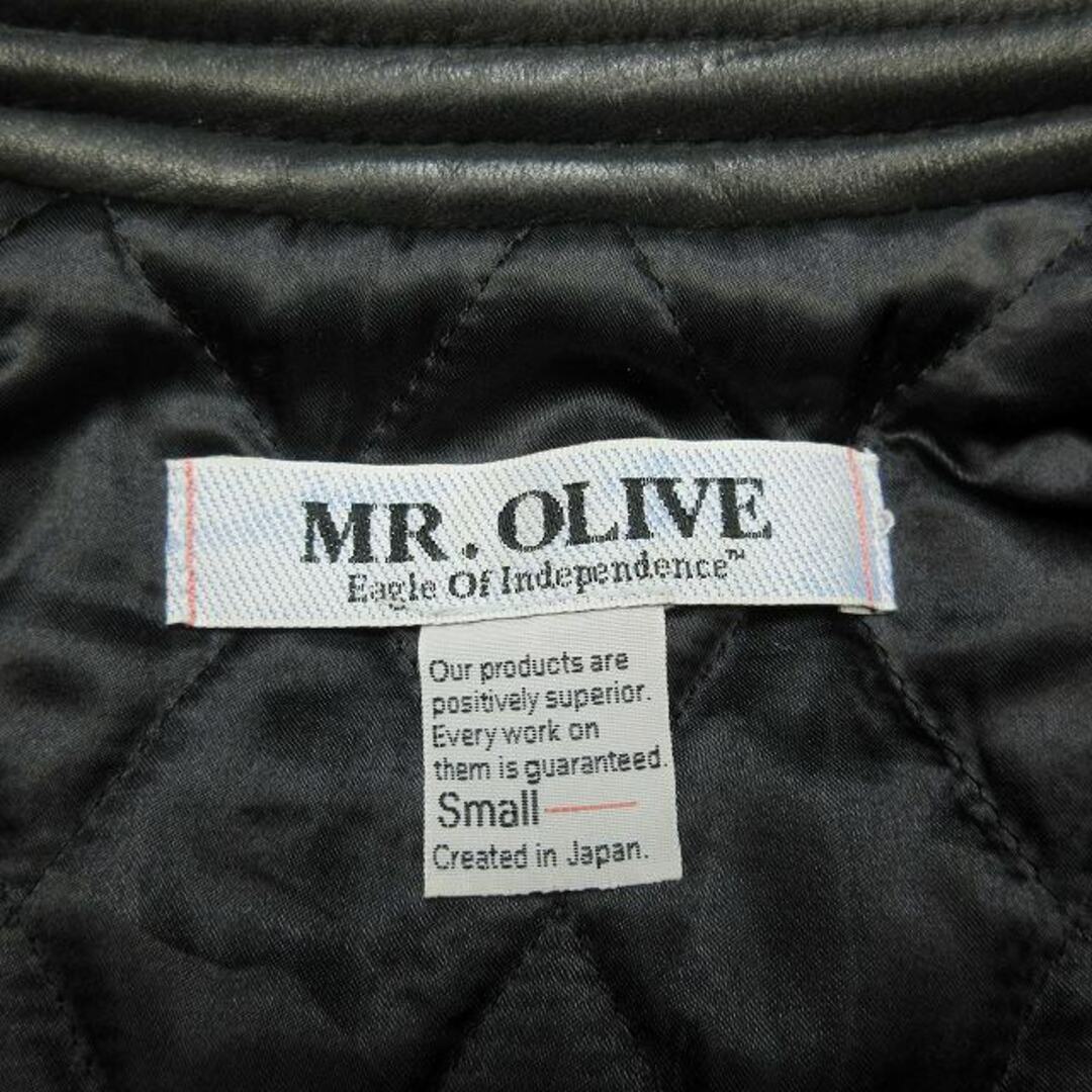 Mr.OLIVE(ミスターオリーブ)のミスターオリーブ MR.OLIVE ディアスキン ライダース ジャケット メンズのジャケット/アウター(ライダースジャケット)の商品写真