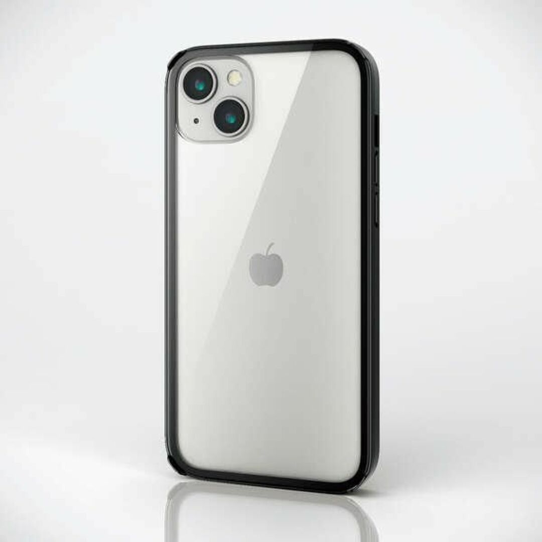 ELECOM(エレコム)のiPhone 14 Plus 用背面ガラスケースPM-A22BHV360MBK スマホ/家電/カメラのスマホアクセサリー(iPhoneケース)の商品写真