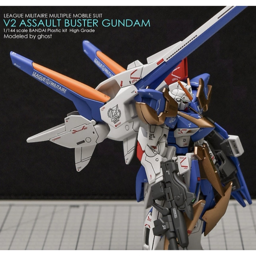 HG V2アサルトバスターガンダム用水転写式デカール エンタメ/ホビーのおもちゃ/ぬいぐるみ(模型/プラモデル)の商品写真