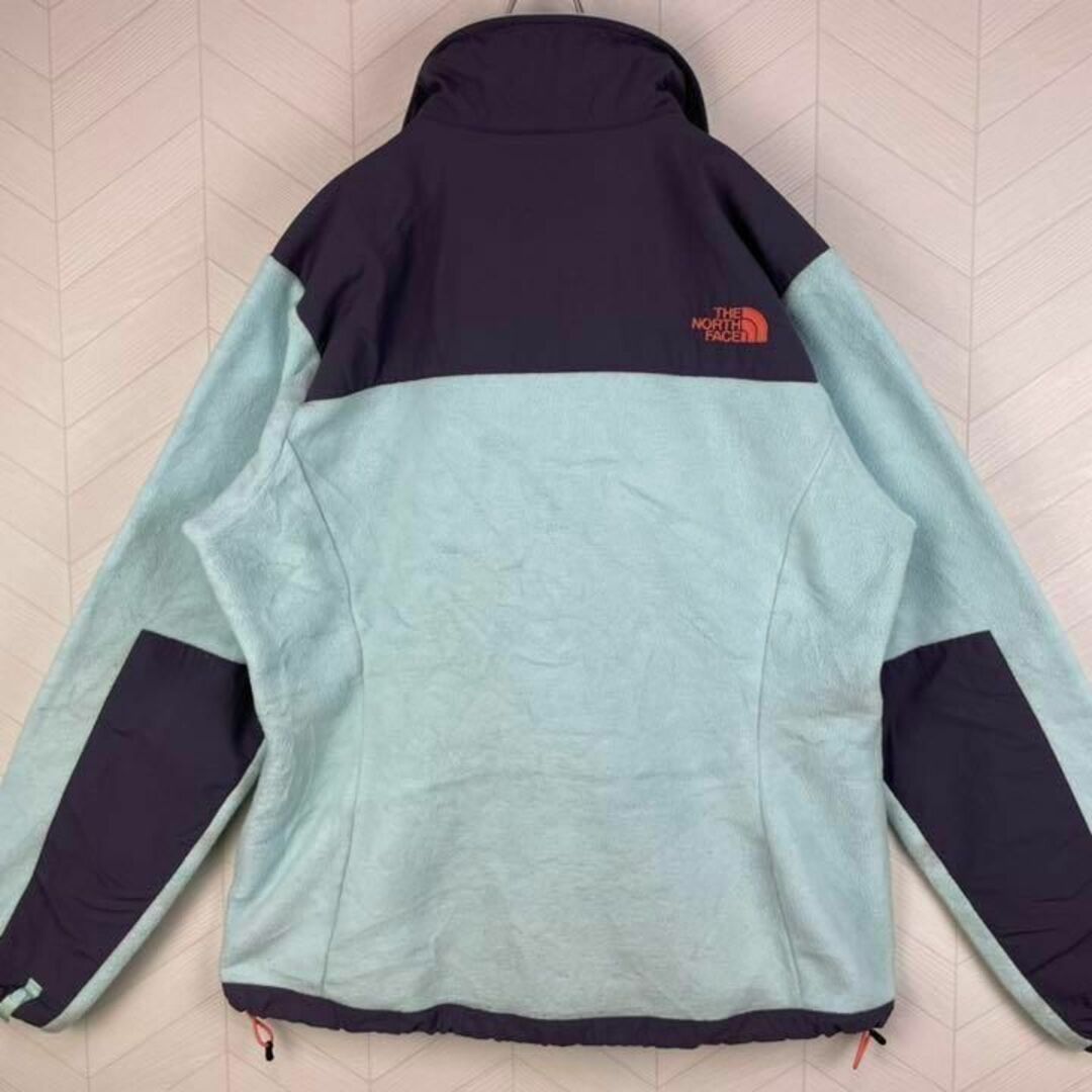 THE NORTH FACE(ザノースフェイス)の海外限定 ノースフェイス デナリジャケット フリース シャーベットカラー 古着 レディースのジャケット/アウター(テーラードジャケット)の商品写真