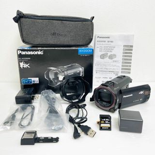 パナソニック(Panasonic)の本体美品 Panasonic 4K ビデオカメラ HC-WX990M-K(ビデオカメラ)