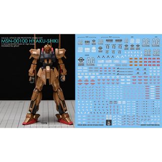 HG 1/144 百式用水転写式デカール(模型/プラモデル)