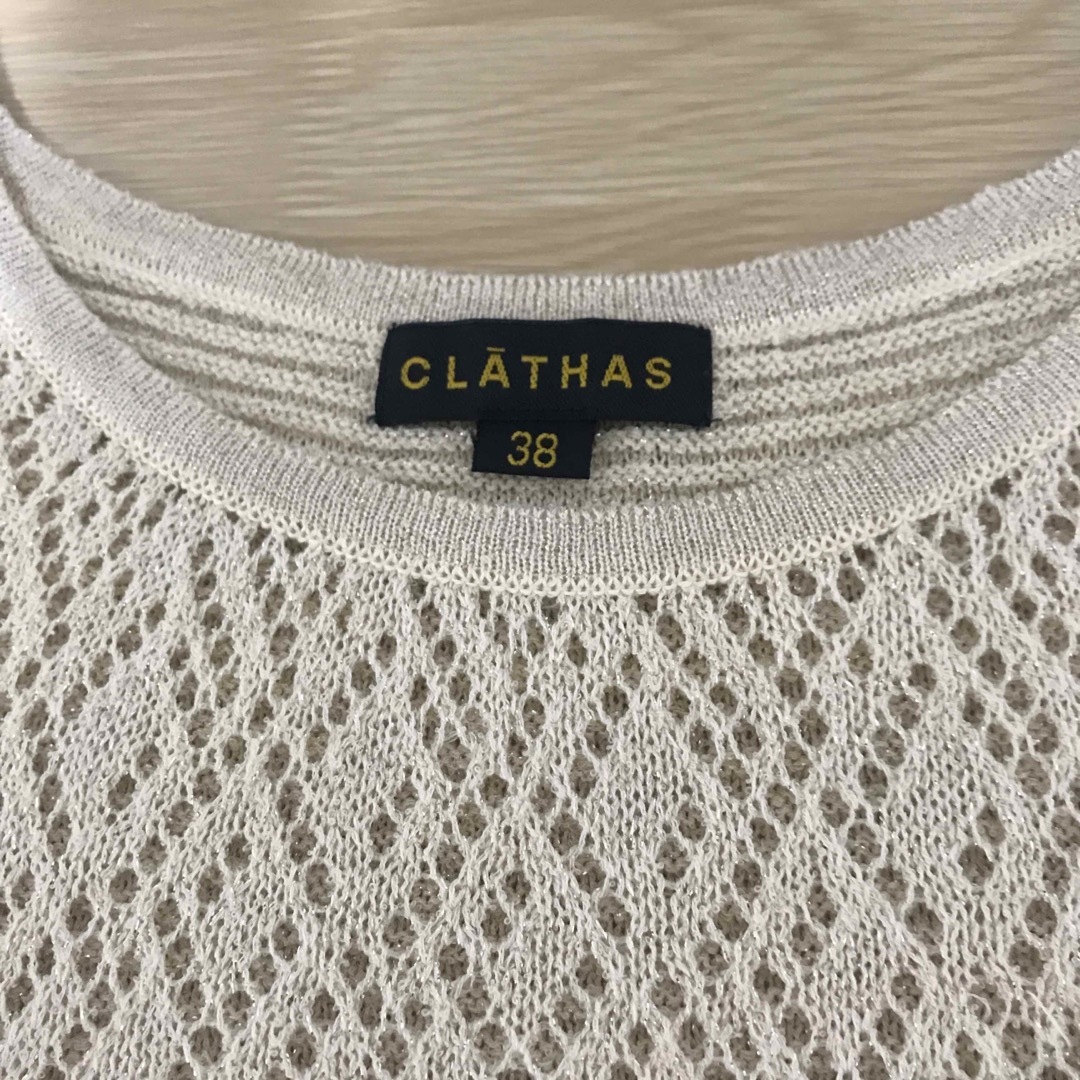 CLATHAS(クレイサス)のCLATHAS クレイサス　レディース　サイズ38 レディースのトップス(ニット/セーター)の商品写真
