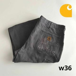 カーハート(carhartt)のcarhartt ペインターパンツ ダックパンツ グレー ブラック 実寸 w36(ペインターパンツ)