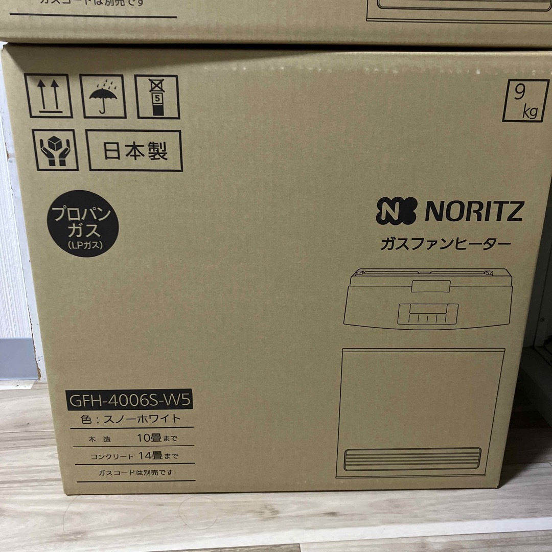 NORITZ(ノーリツ)のノーリツ ガスファンヒーター GFH-4006S LPG プロパンガス  スマホ/家電/カメラの冷暖房/空調(ファンヒーター)の商品写真