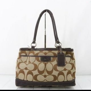 コーチ(COACH)のCOACH コーチ シグネチャー キャリオール F19725(トートバッグ)