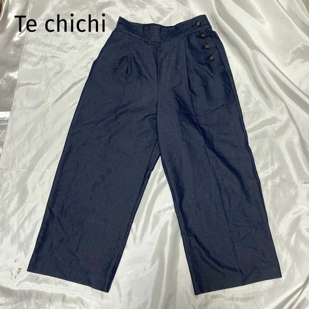 Techichi(テチチ)のTe chichi パンツ　ボトムス　ゴム付き　レディース レディースのパンツ(カジュアルパンツ)の商品写真