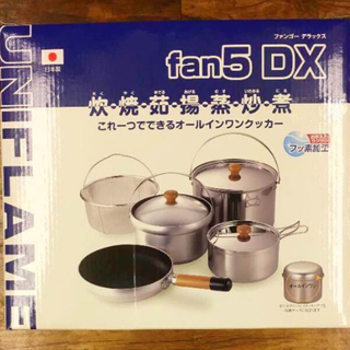 ユニフレーム(UNIFLAME)のユニフレーム fan5 DX 新品未使用 鍋 クッカーセット(調理器具)