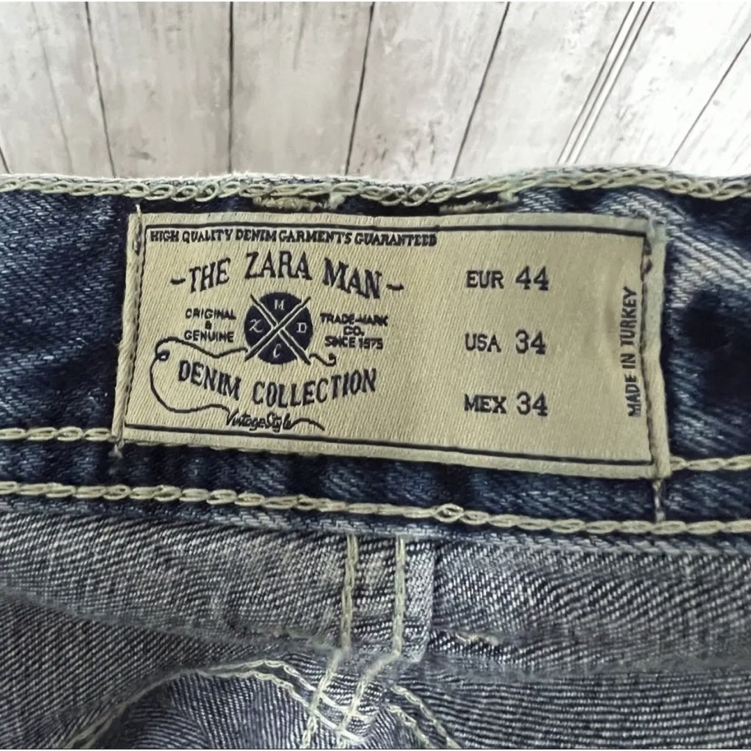 ZARA(ザラ)のZARA ダメージ加工デニムショートパンツ！トルコ製！ メンズのパンツ(デニム/ジーンズ)の商品写真