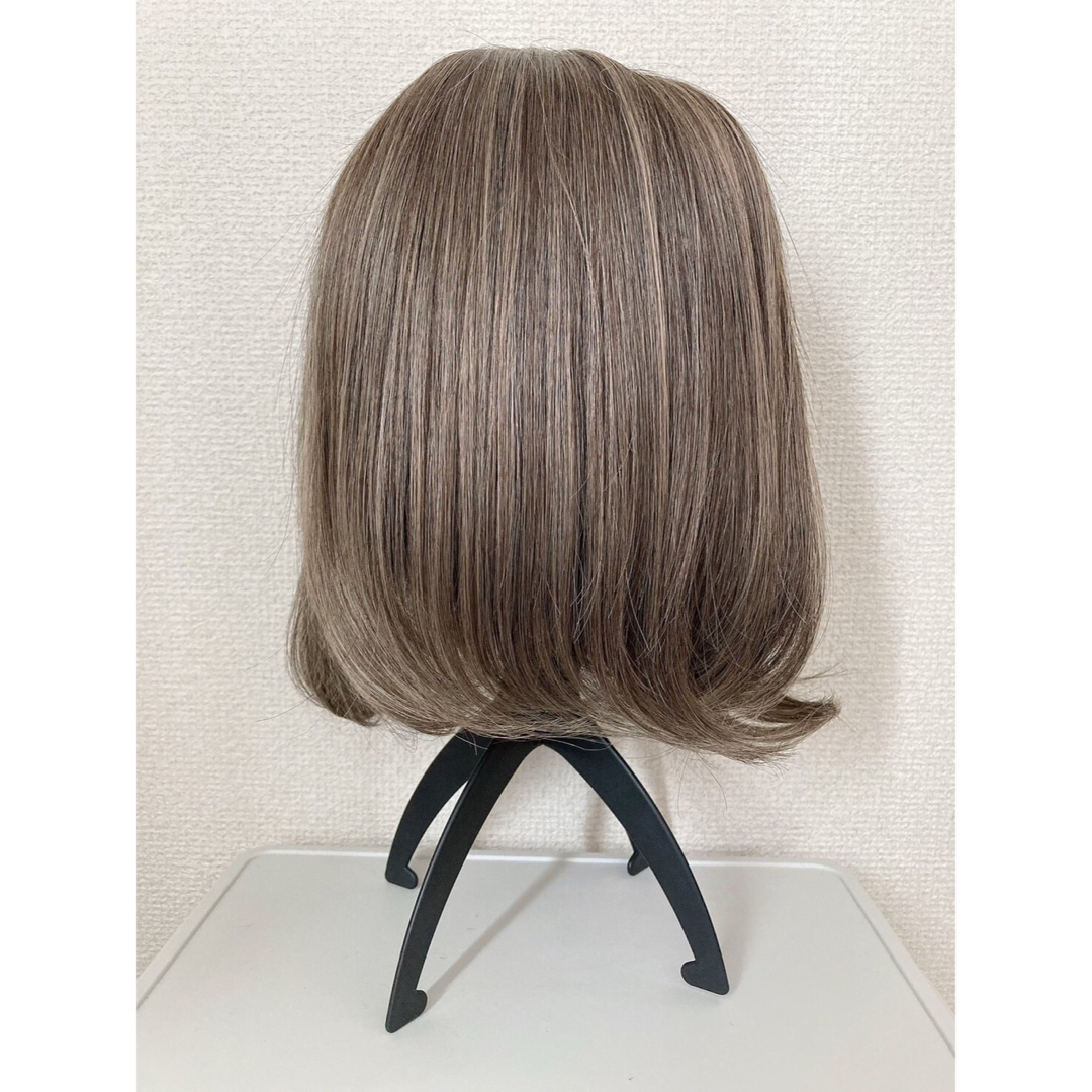 フルウィッグ　ボブ　ウィッグ　アッシュカラー　耐熱　wig レディースのウィッグ/エクステ(ショートカール)の商品写真