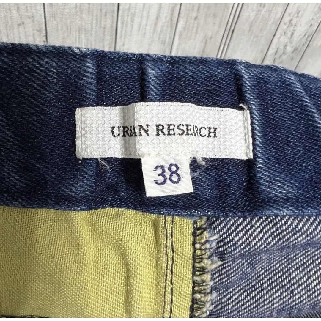 URBAN RESEARCH(アーバンリサーチ)のURBAN RESEARCH 迷彩×デニム　切り替えショートパンツ！ メンズのパンツ(ショートパンツ)の商品写真