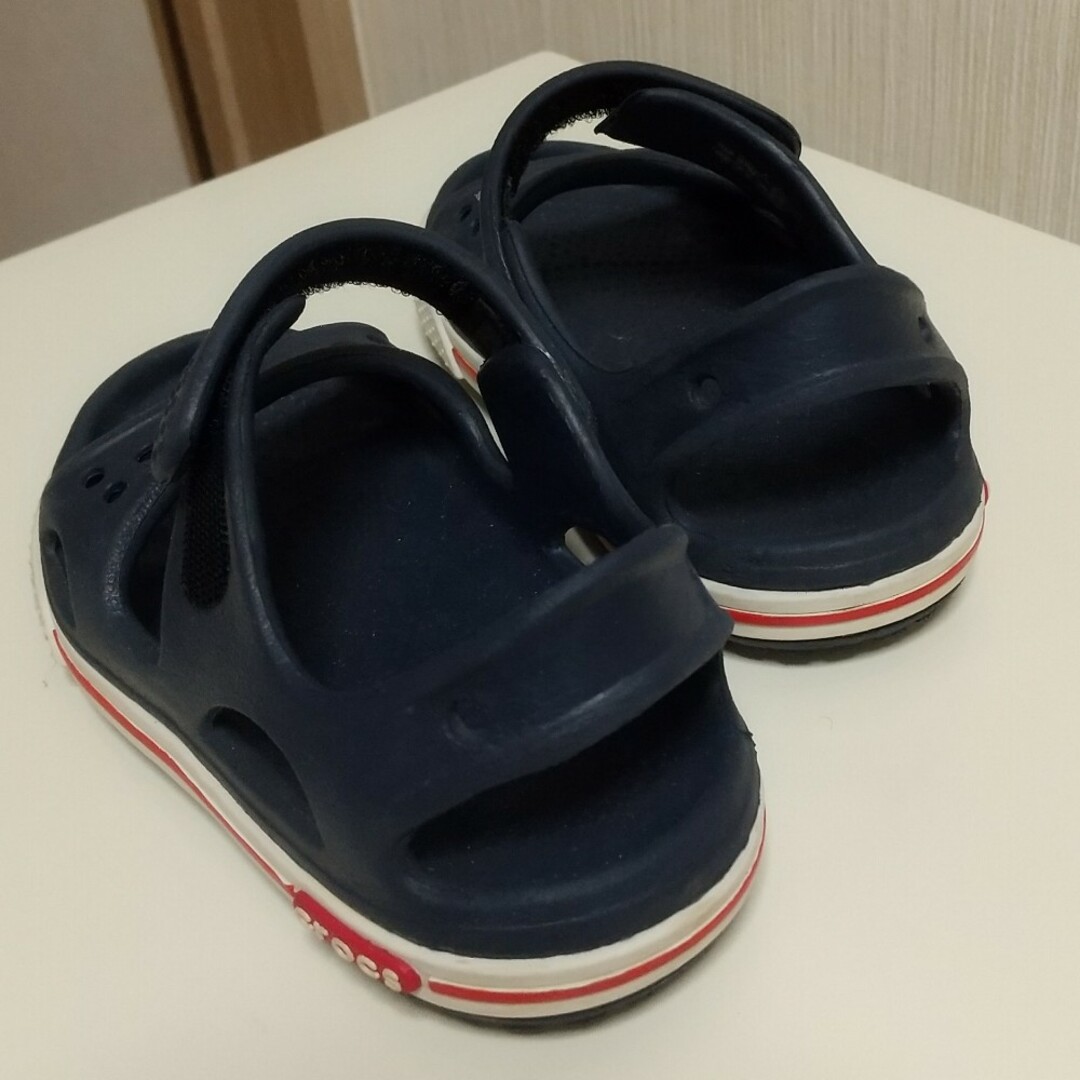 crocs(クロックス)のクロックスベビーサンダル キッズ/ベビー/マタニティのベビー靴/シューズ(~14cm)(サンダル)の商品写真