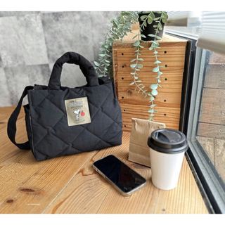 ROOTOTE - [新品] ROOTOTE スヌーピー　トートバッグお散歩通勤トラベル　BLACK