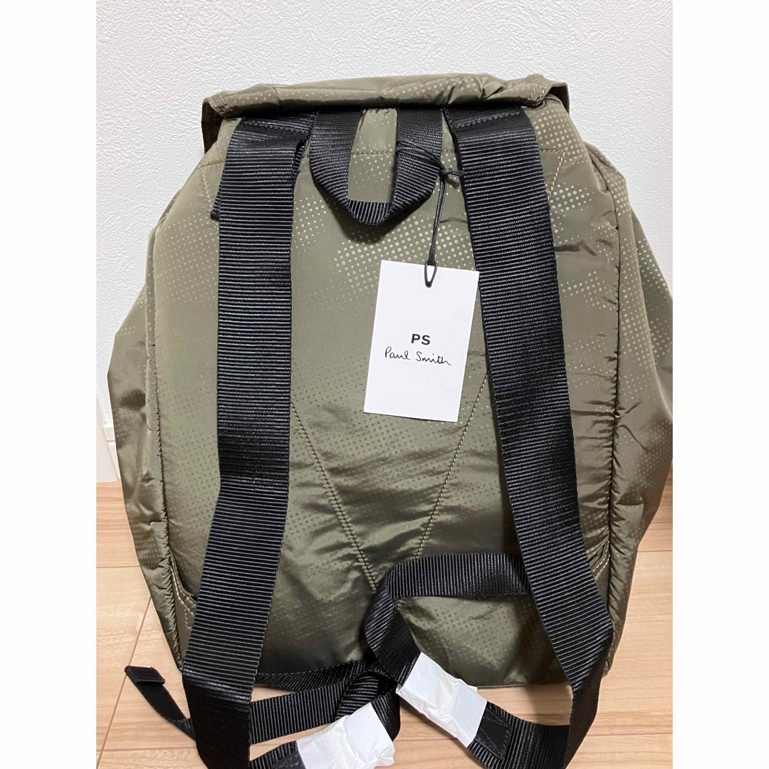 新品 Paul Smith ポールスミス リュック バックパック カーキ マルチ収納可