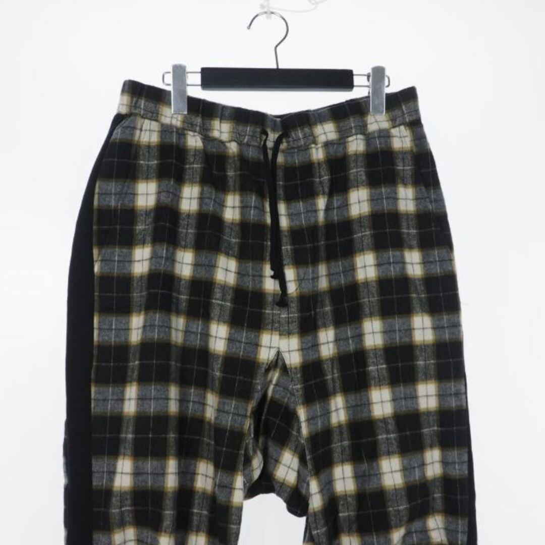 other(アザー)のモッドワールド CHECK PANTS チェック パンツ スラックス 切替 L  メンズのパンツ(スラックス)の商品写真