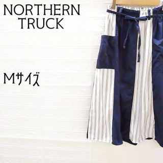 ノーザントラック(NORTHERN TRUCK)の《NORTHERN TRUCK》ノーザントラック　パッチワークスカート　ネイビー(ロングスカート)