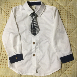 シャツ　100 ネクタイ(ドレス/フォーマル)