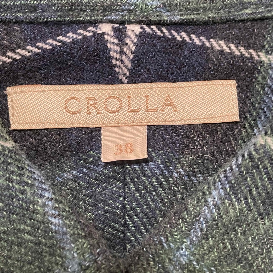 CROLLA(クローラ)のクローラ　コットンチェックシャツ レディースのトップス(シャツ/ブラウス(長袖/七分))の商品写真