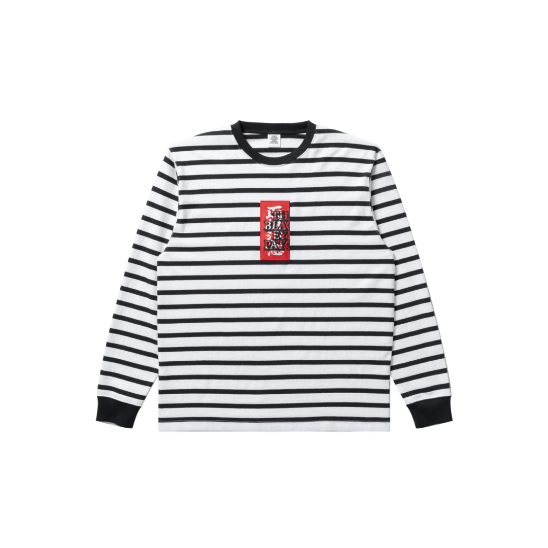 HWC LABEL STRIPED L/S TEE