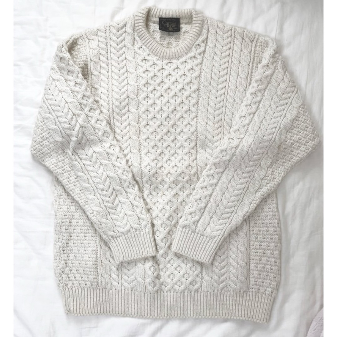 CARRAIG DONN(キャレイグドン)のアランニット　CARRAIGDONN キャレイグドン　古着 レディースのトップス(ニット/セーター)の商品写真