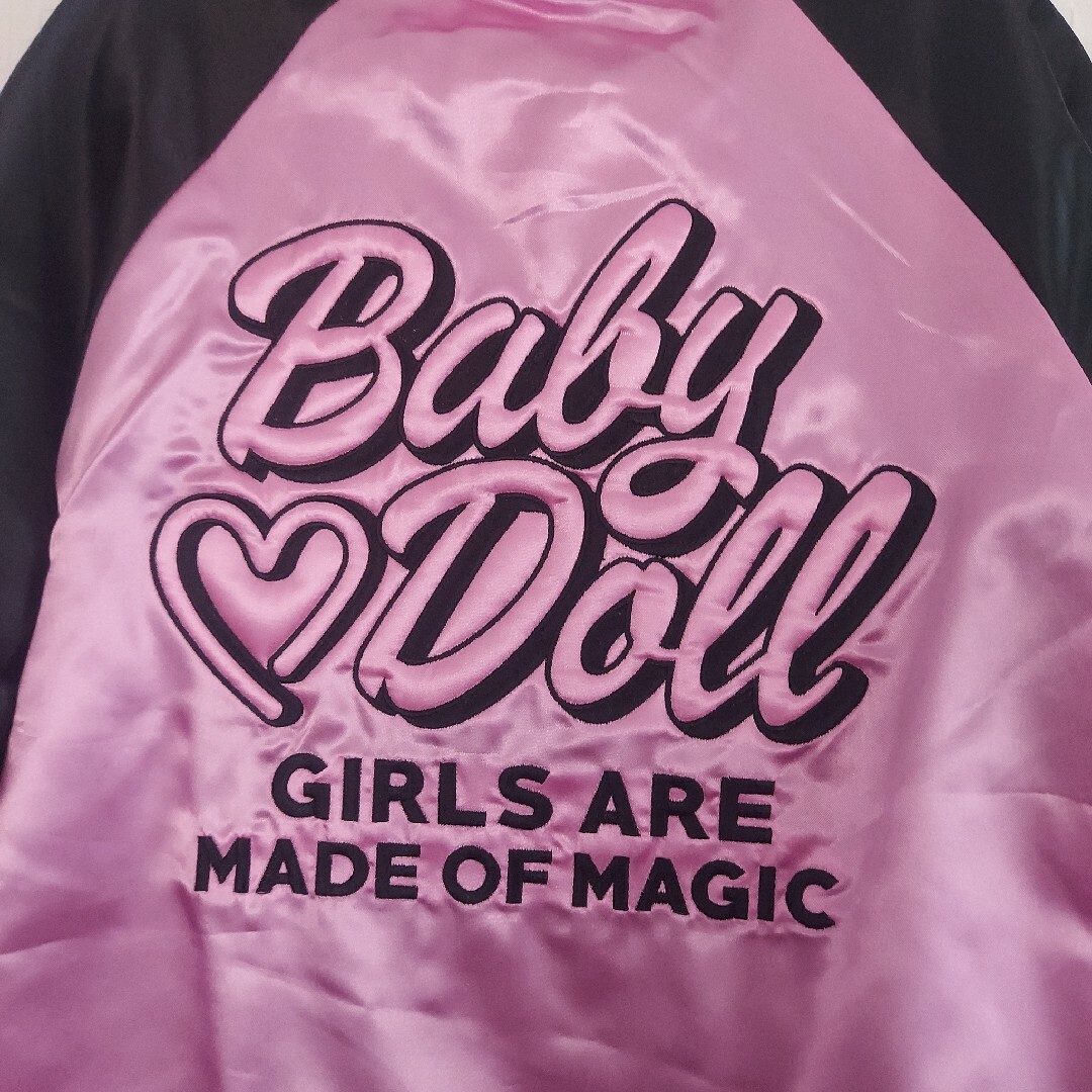 BABYDOLL(ベビードール)の☆新品☆ベビードール　BABYDOLL スカジャン　スタジャン　ジャンパー140 キッズ/ベビー/マタニティのキッズ服女の子用(90cm~)(ジャケット/上着)の商品写真