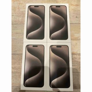 iPhone 15pro Max 512GB ナチュラルチタニウム 4台 (スマートフォン本体)