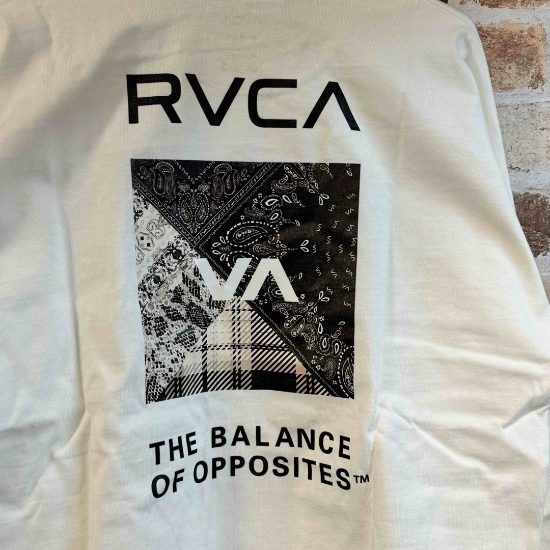 RVCA(ルーカ)のレディースルーカRVCA長袖ロンTロングTシャツM メンズのトップス(Tシャツ/カットソー(七分/長袖))の商品写真