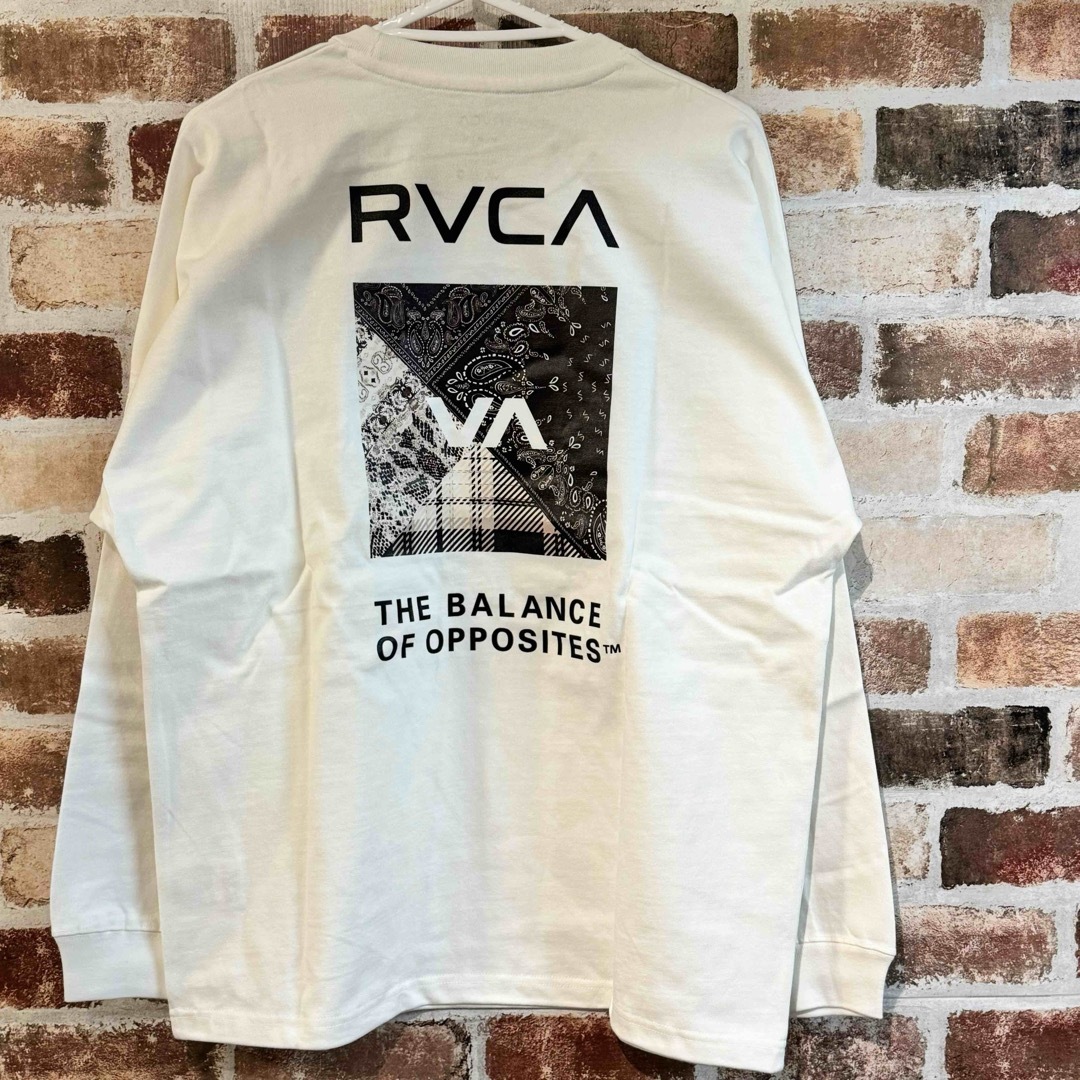 RVCA(ルーカ)のレディースルーカRVCA長袖ロンTロングTシャツM メンズのトップス(Tシャツ/カットソー(七分/長袖))の商品写真