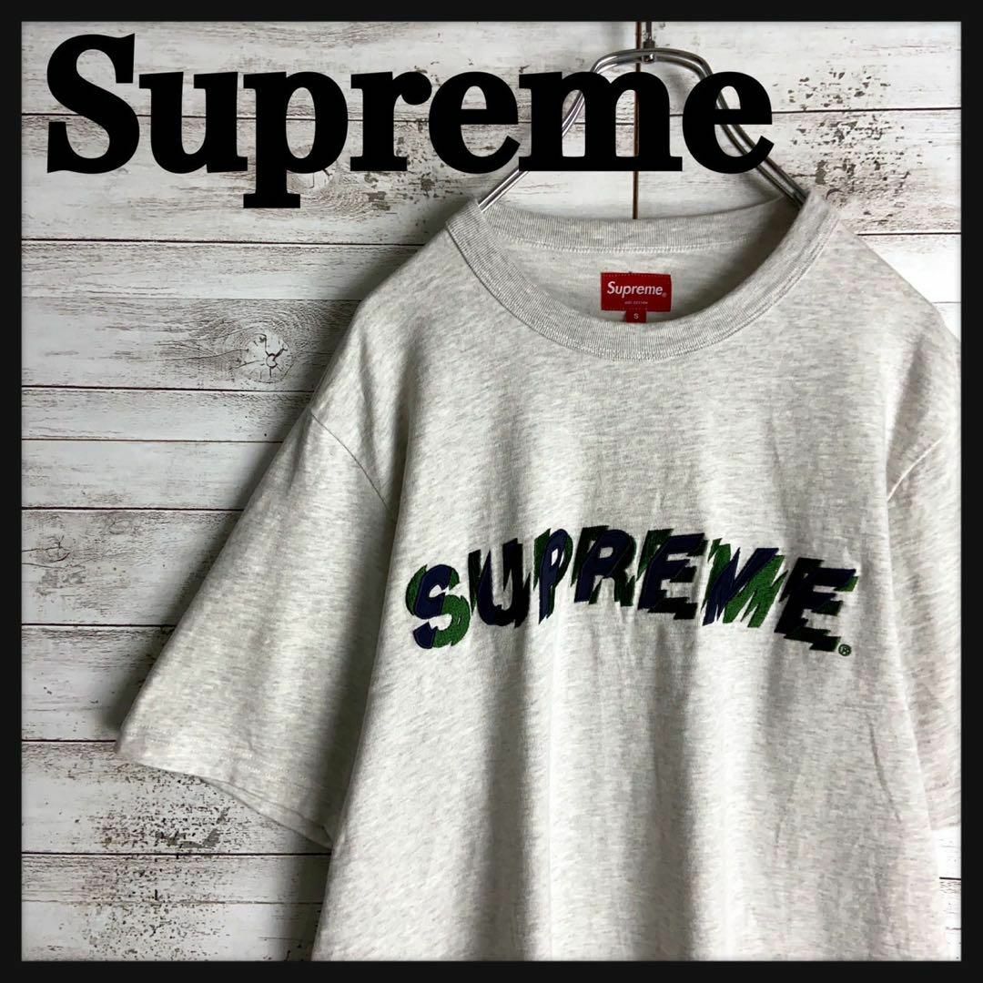 Supreme(シュプリーム)の8933【即完売モデル】シュプリーム☆刺繍ロゴ定番カラーtシャツ　美品 その他のその他(その他)の商品写真