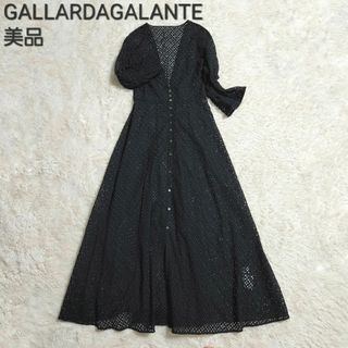 ガリャルダガランテ(GALLARDA GALANTE)の美品【大草直子さんコラボ】GALLARDAGALANTE 刺繍レースドレス F(ロングワンピース/マキシワンピース)