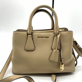 マイケルコース(Michael Kors)のマイケルコース 2way ハンドバッグ ショルダー ベージュ レザー(ハンドバッグ)