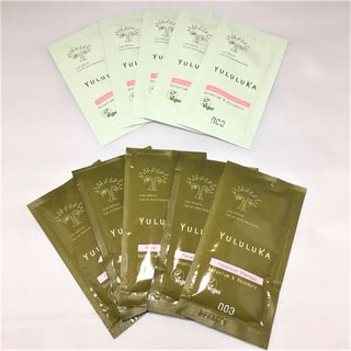 ナンバースリー(no3(Number Three))のYULULUKA　ユルルカ シャンプー10ml ＆トリートメント10g　各5枚(シャンプー/コンディショナーセット)