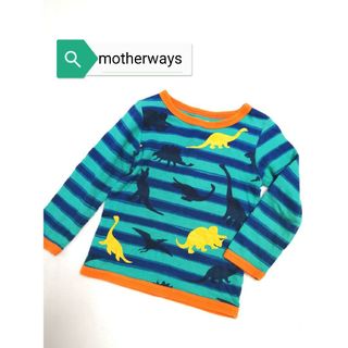 マザウェイズ(motherways)の【motherways 】キッズ・恐竜・トップス・ロンT ・104cm(Tシャツ/カットソー)