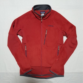 パタゴニア(patagonia)の美品 パタゴニア R2ジャケット S 赤 ボアフリースジャケット ポーラテック(ブルゾン)