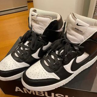 【石川専用】AMBUSH × NIKE DUNK HIGH "BLACK" (スニーカー)