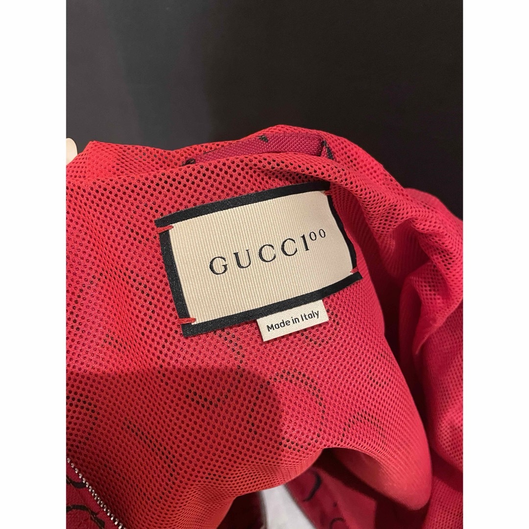 Gucci(グッチ)の【GUCCI】 100周年記念ジャケット レッド メンズのジャケット/アウター(ナイロンジャケット)の商品写真