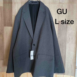 【新品未使用】GU ジーユー　オーバーサイズジャケット　グレンチェック　L