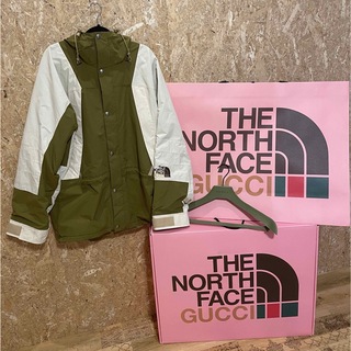 グッチ(Gucci)の【GUCCI＆North Face】 コラボジャケット グリーン アウター(ダウンジャケット)