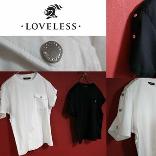 LOVELESS - 【極美品/２点セット】LOVELESS ポケット ボタンデザイン Tシャツ 半袖