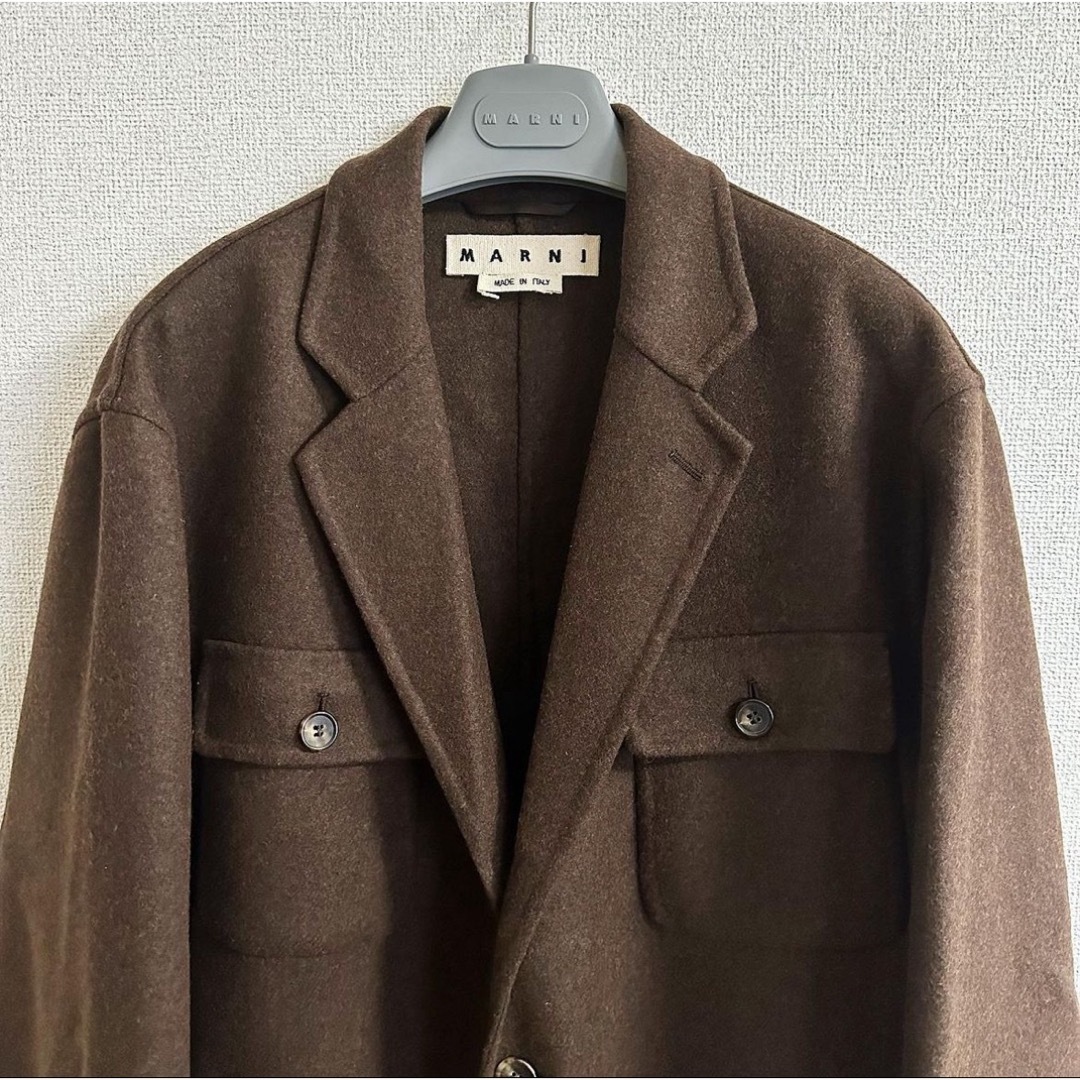 Marni(マルニ)の名作 MARNI 16-17aw オーバーチェスターコート メンズのジャケット/アウター(チェスターコート)の商品写真